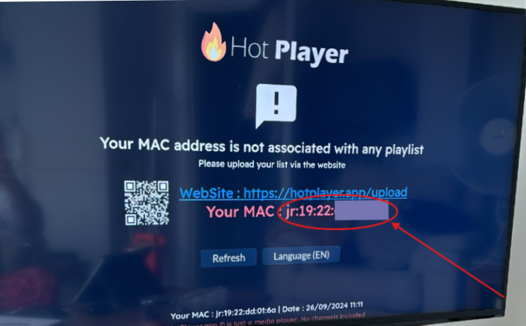 How to Upload Playlist on Hot Iptv app